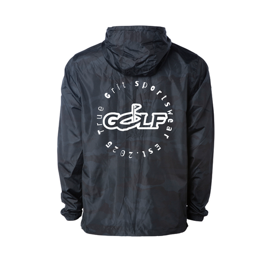 Golf Rain 1/4 Zip Pullover Camo Edition