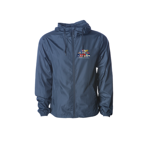LIGHTWEIGHT WINDBREAKER JACKET - FLAG