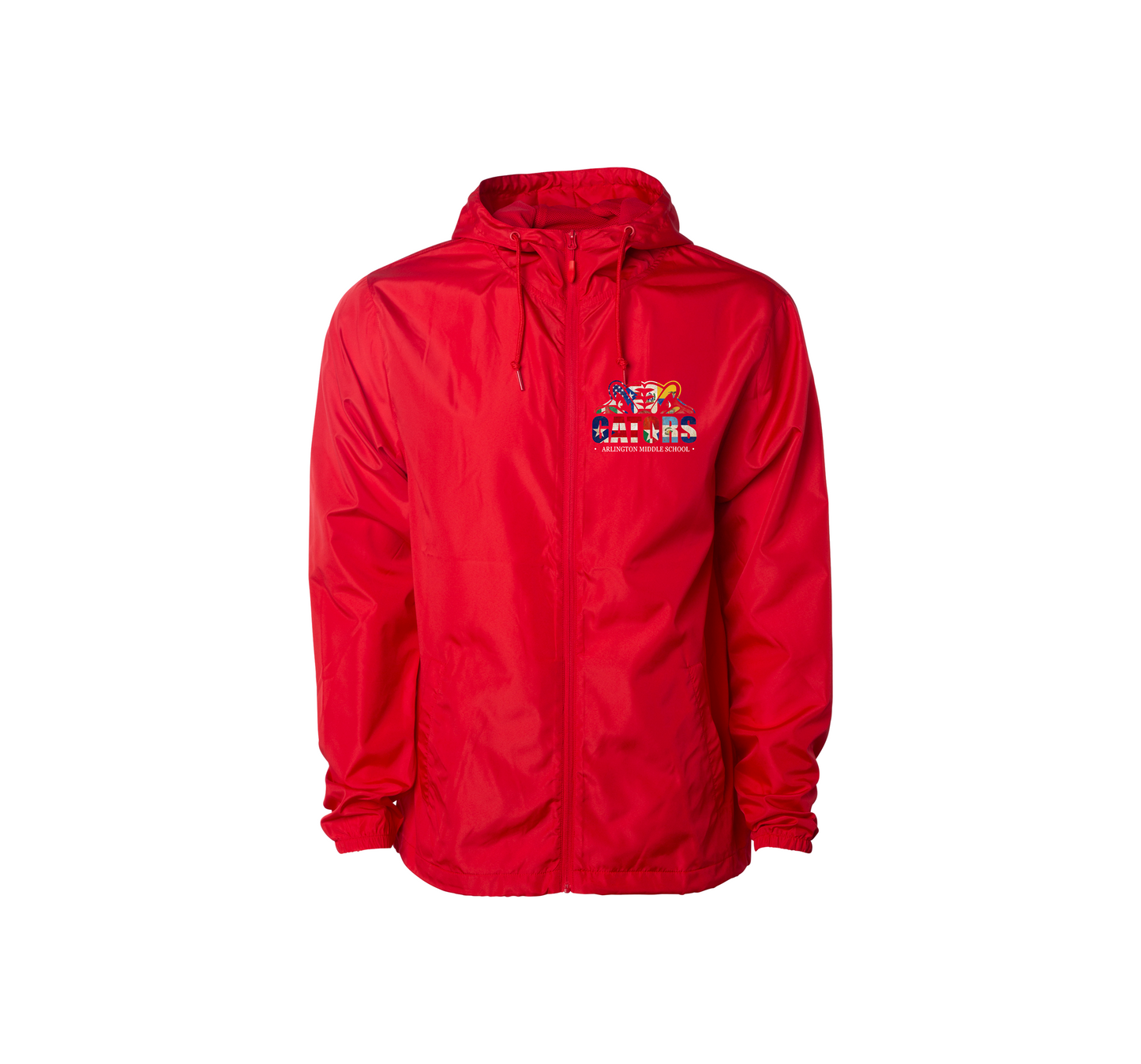 LIGHTWEIGHT WINDBREAKER JACKET - FLAG